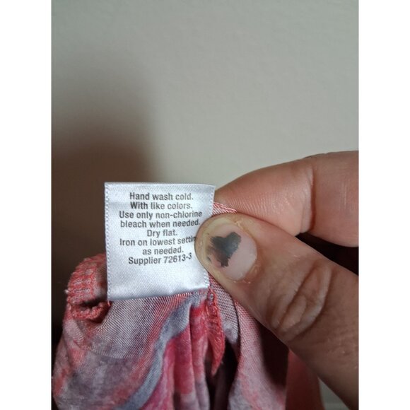 A.N.A. Maxi Skirt Y2K Summer Casual Retro Pink Size Medium - Picture 8 of 8